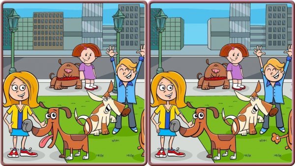 City Spot Difference Puzzle