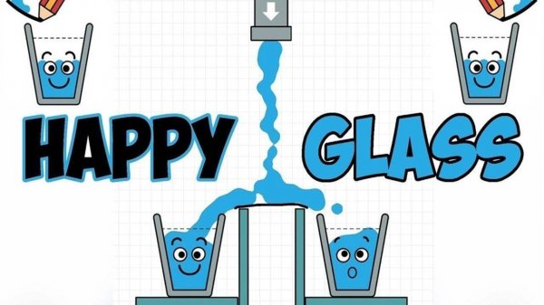 Happy Glass Thirsty Fish Puzzle