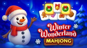Winter Mahjong Tile Puzzle