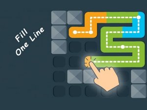 Fill One Line Puzzle Challenge