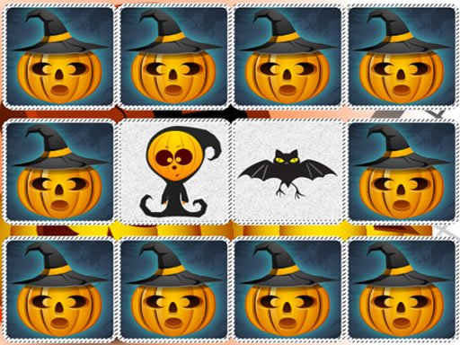 Kids Halloween Memory Puzzle