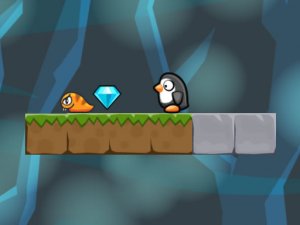Penguin Diamond Rescue Puzzle