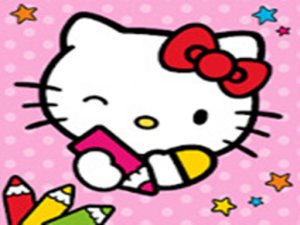 Hello Kitty Paint by Number Puzzle