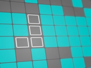 Turquoise Blocks Puzzle Game