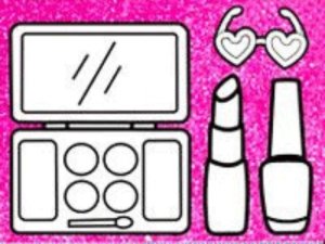 Glitter Beauty Coloring Art