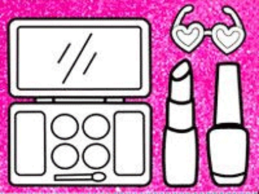Glitter Beauty Coloring Art