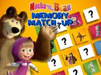 Masha and Bear Memory Match Puzzle
