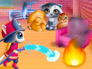 Kitty City Heroes Rescue Game