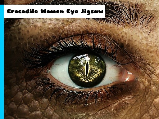 Crocodile Eye Jigsaw Puzzle