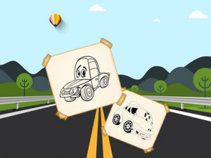 Kids Car Coloring Fun