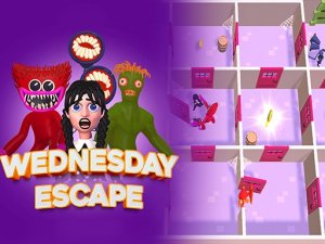 Escape Wednesday Maze Puzzle Game