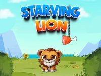 Lion Food Puzzle Physics Game