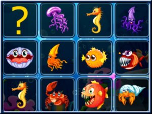 Sea Creatures Memory Puzzle