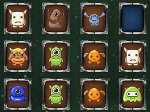 Aliens Memory Puzzle Game