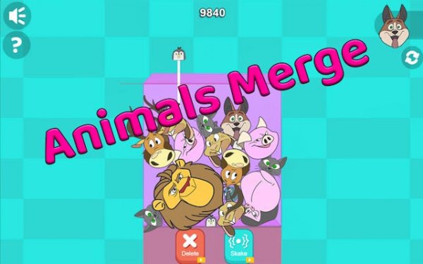 Wild Animal Merge Puzzle