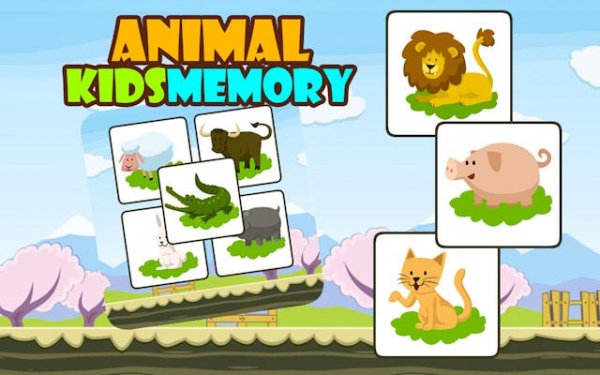 Animal Pairs Memory Game