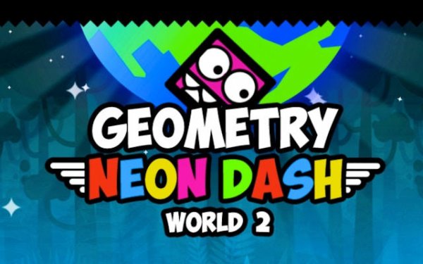 Geometry Neon Dash World 2 Online Rhythm Platformer Game