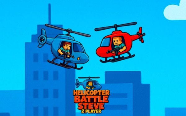Helicopter Battle Steve 2 Player Duel Game Online