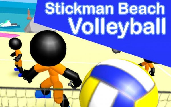 Stickman Beach Volleyball Online Game