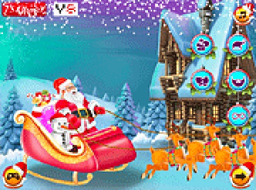 Santa's Sleigh Decor Game