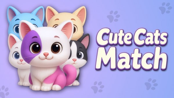 Cute Cats Match Puzzle
